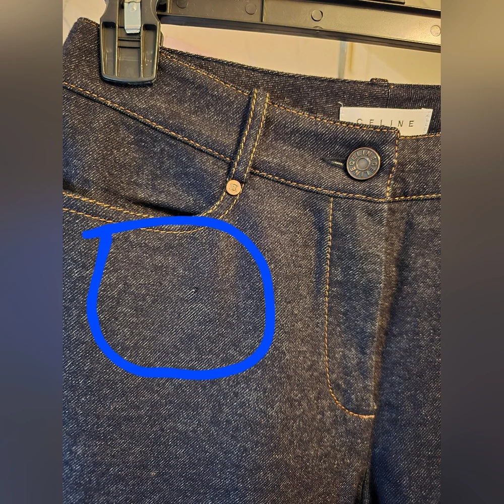 EUC Celine Wool Triomphe Flare Pants 34! - Picture 12 of 12